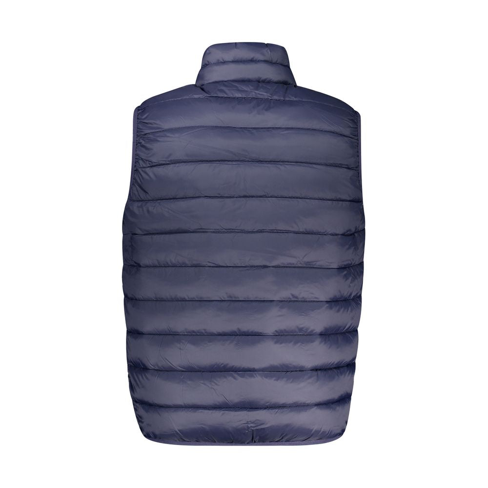 Norway 1963 men's blue polyamide vest with front zipper and sleeveless design, suitable for outdoor and casual wear.