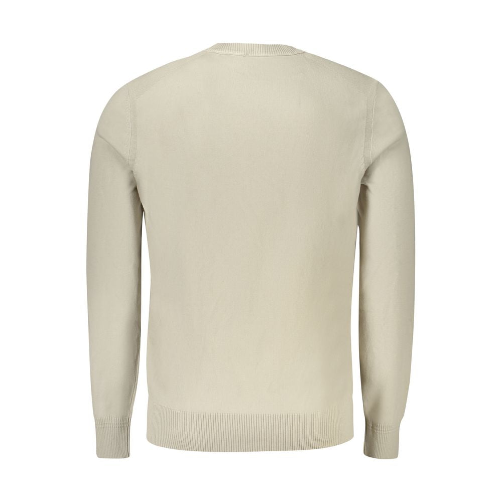 Hugo Boss Beige Cotton Sweater Hugo Boss