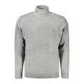 Norway 1963 men's gray sweater made of polyamide, featuring a classic knit design and crew neck style.