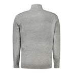 Norway 1963 men's gray polyamide sweater with a classic fit and textured knit pattern, displayed on a plain background.