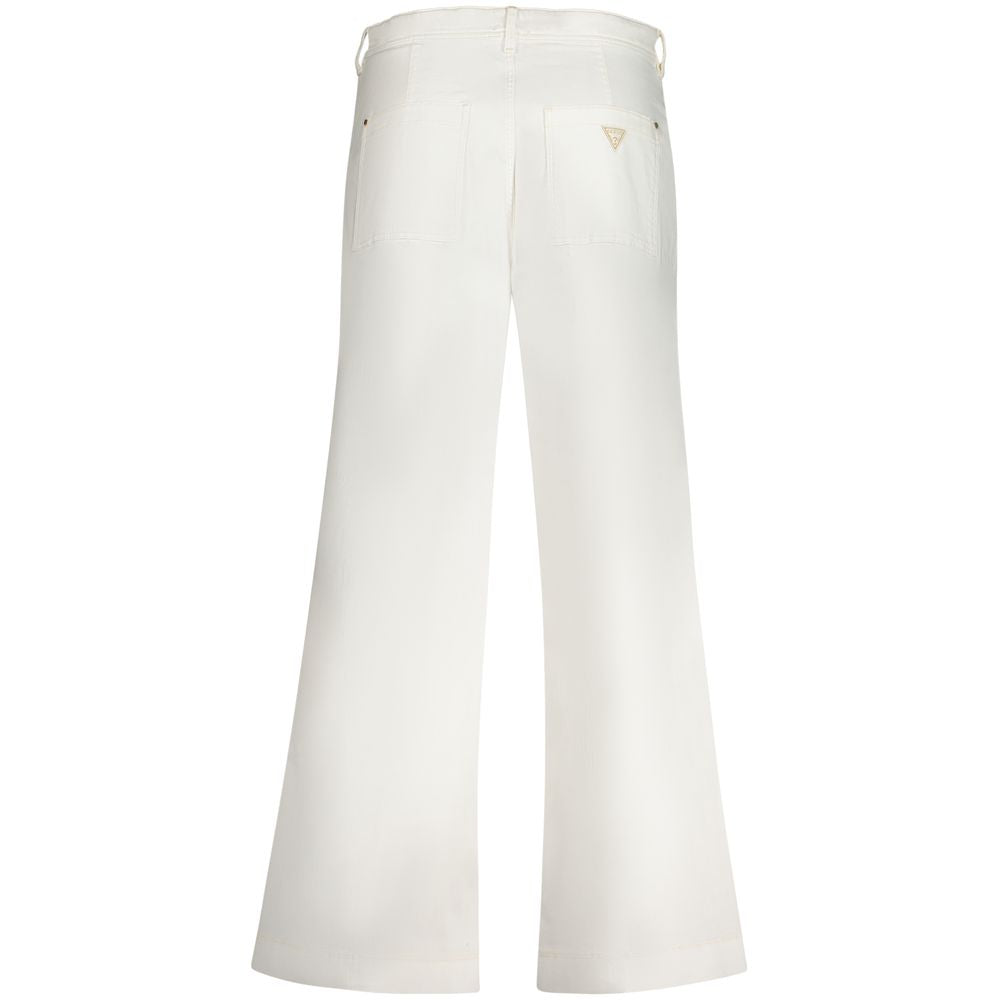 Guess Jeans White Cotton Jeans & Pant Guess Jeans