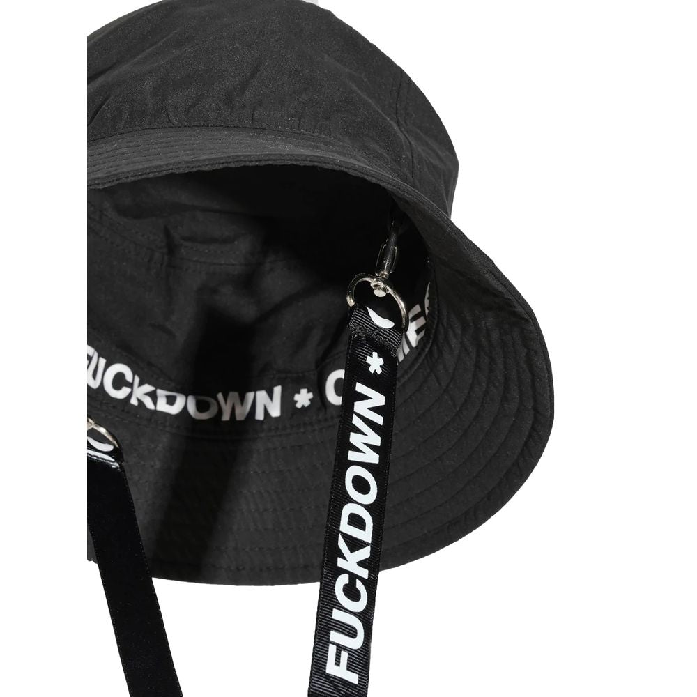 Comme Des Fuckdown Black Polyester Hats & Cap Comme Des Fuckdown