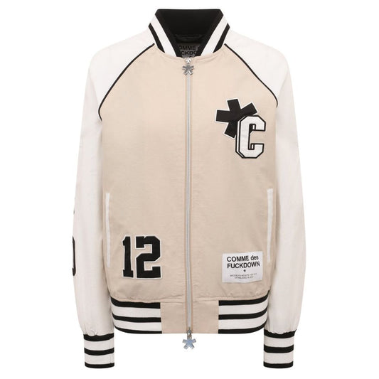 Comme Des Fuckdown Beige Cotton Jackets & Coat Comme Des Fuckdown