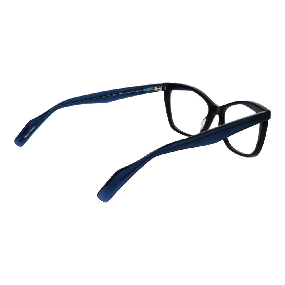 Yohji Yamamoto Blue Plastic Glasses Frames Yohji Yamamoto