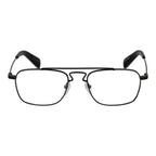 Yohji Yamamoto black metal glasses frames with sleek, minimalist design and clear lenses, stylish accessory for modern eyewear.