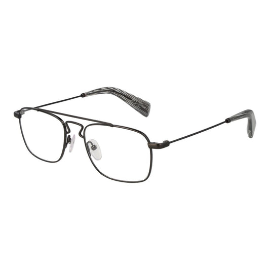 Yohji Yamamoto Gray Metal Glasses Frames