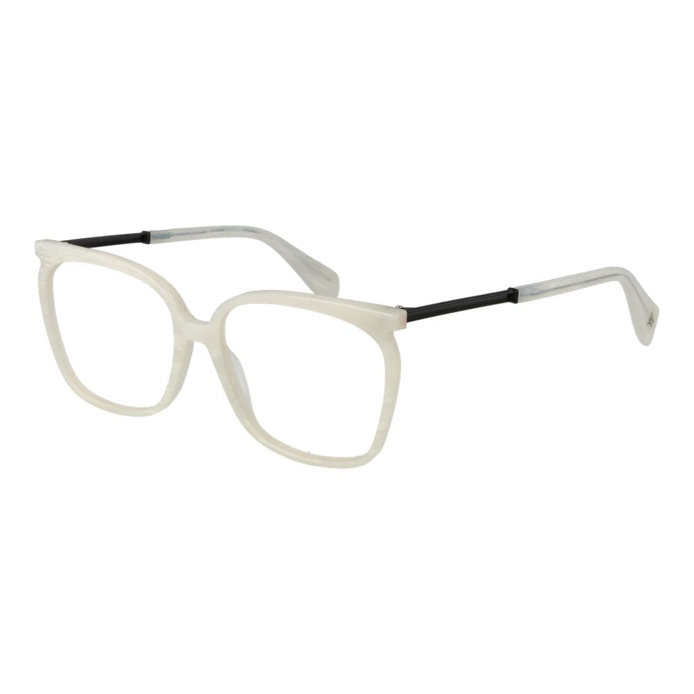 Yohji Yamamoto White Plastic Glasses Frames