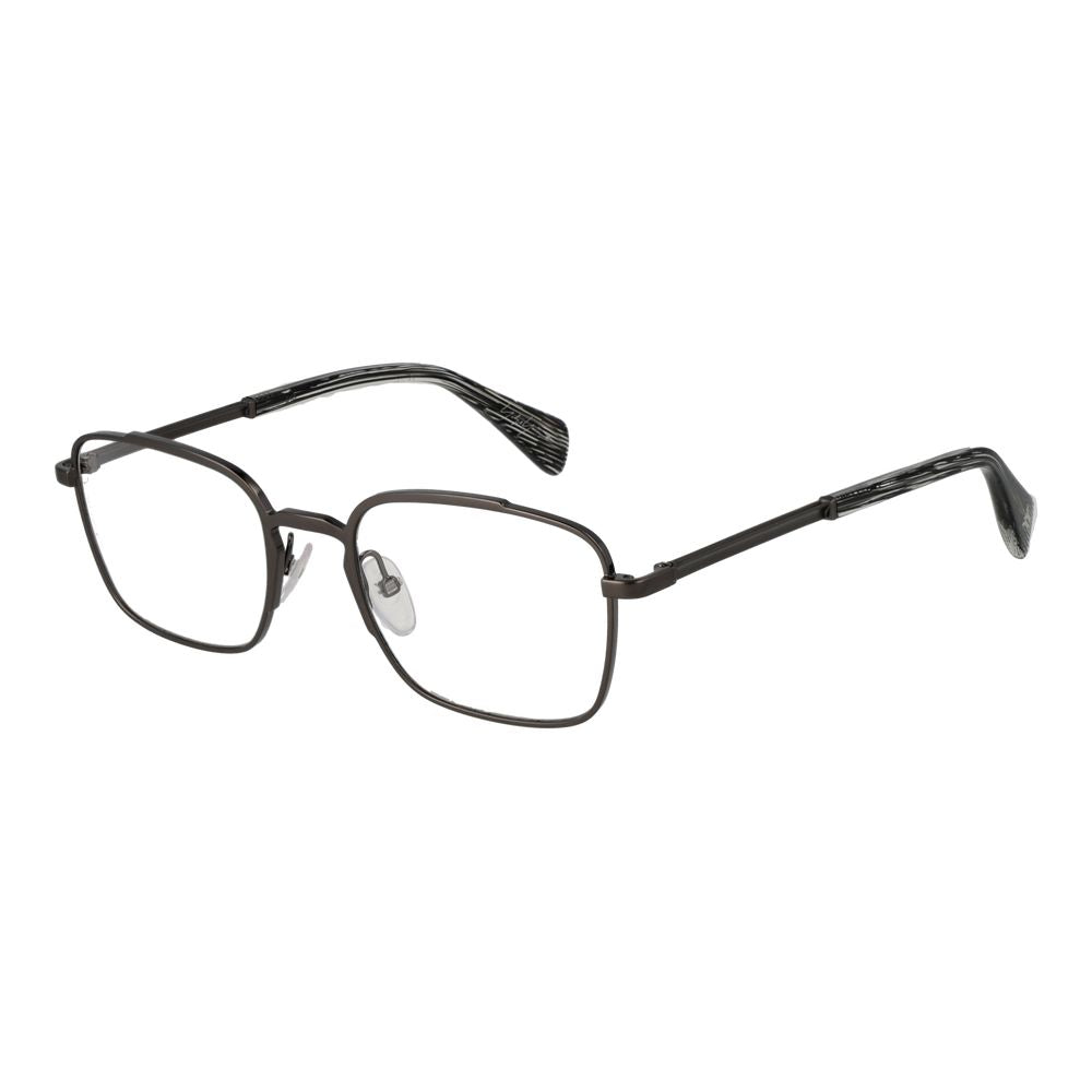 Yohji Yamamoto Gray Metal Glasses Frames Yohji Yamamoto