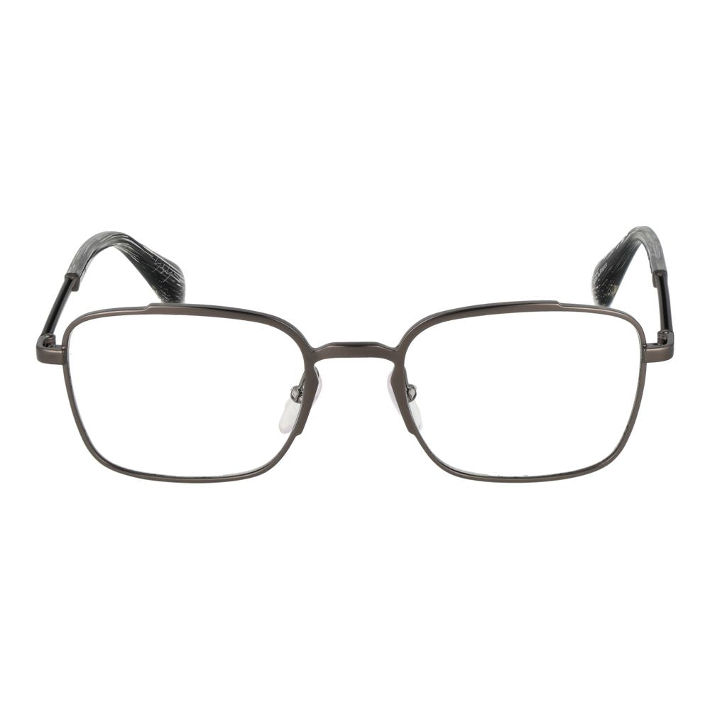 Yohji Yamamoto Gray Metal Glasses Frames Yohji Yamamoto