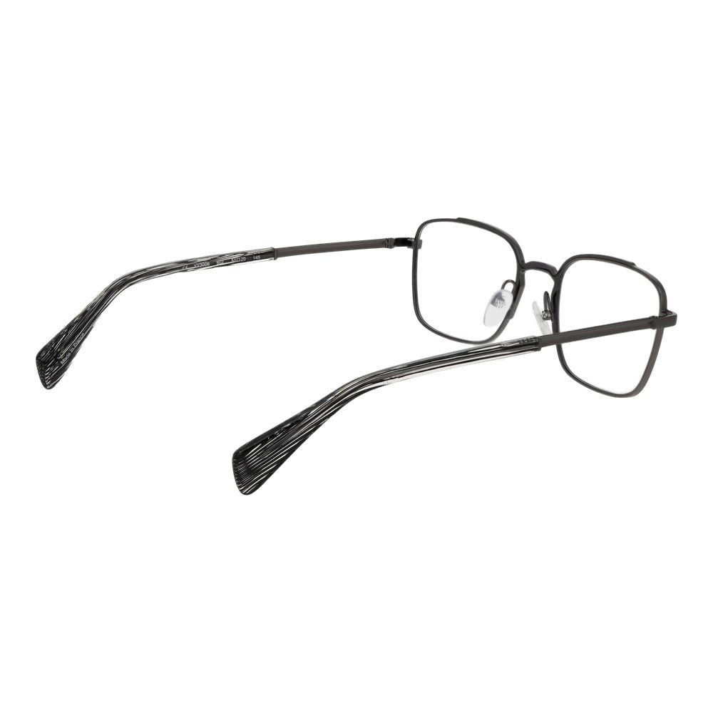 Yohji Yamamoto Gray Metal Glasses Frames Yohji Yamamoto