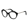 Yohji Yamamoto black acetate glasses frames with sleek design, featuring clear lenses and modern, minimalist style.