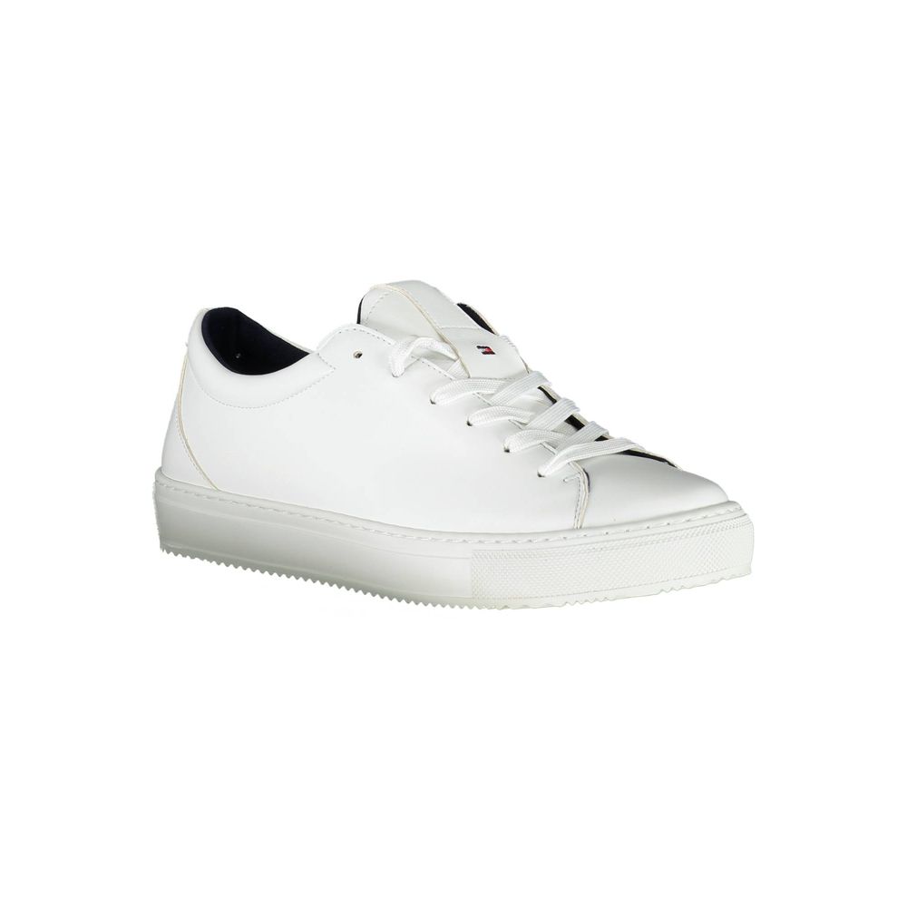 Tommy Hilfiger White Synthetic Sneaker Tommy Hilfiger