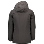 Yes Zee Black Polyester Jackets & Coat Yes Zee