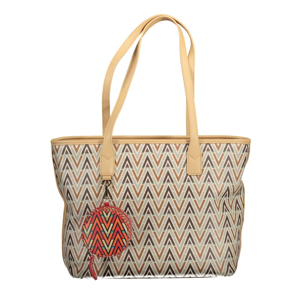 Mario Valentino Beige Polyethylene Handbag Mario Valentino