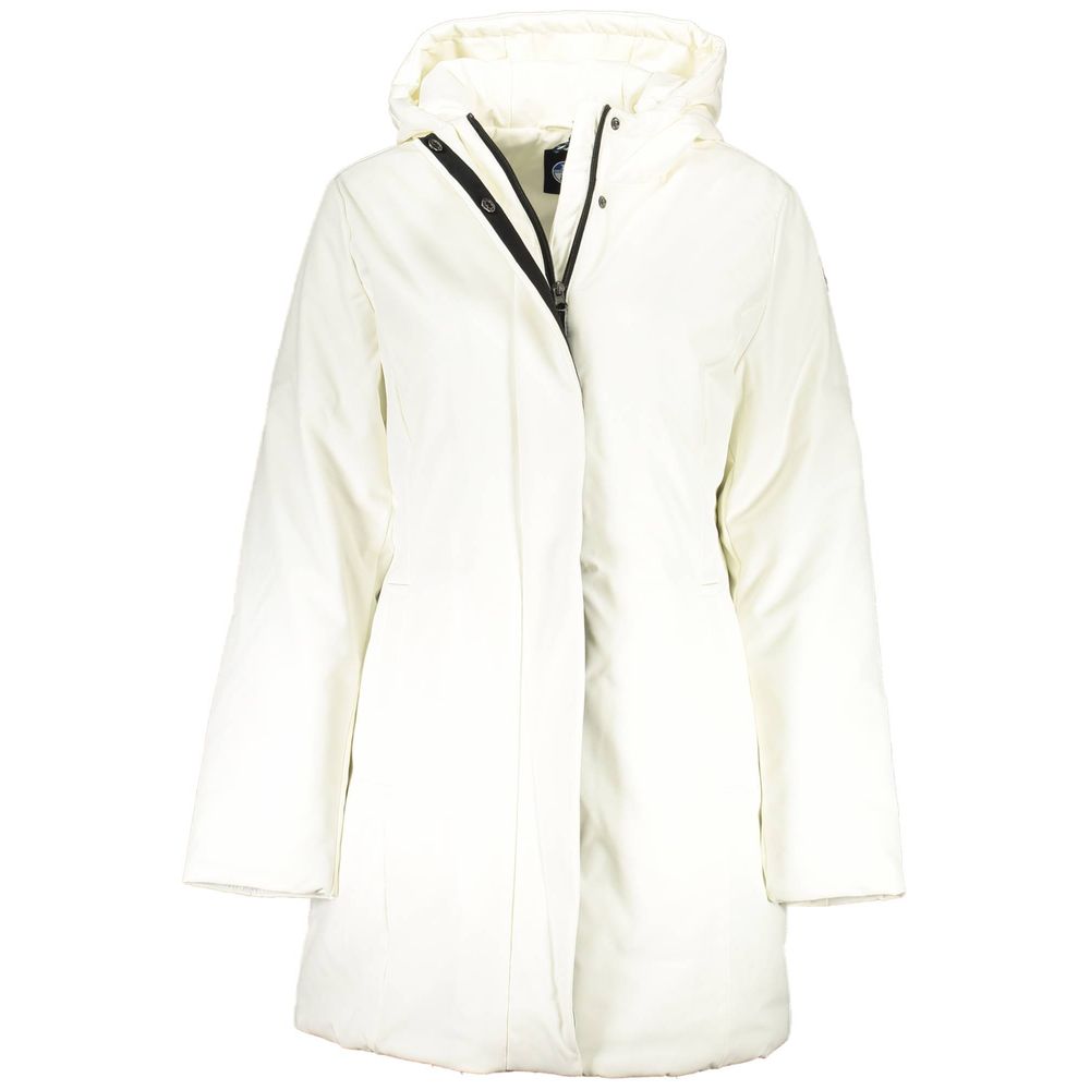 North Sails White Polyester Jackets & Coat North Sails