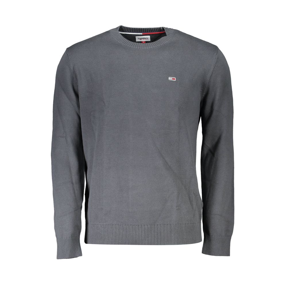 Tommy Hilfiger Gray Cotton Sweater Tommy Hilfiger
