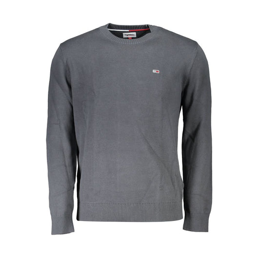 Tommy Hilfiger Gray Cotton Sweater Tommy Hilfiger