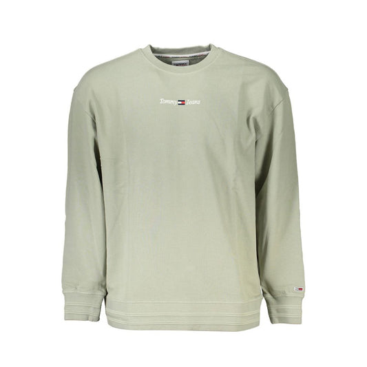 Tommy Hilfiger Green Cotton Sweater Tommy Hilfiger