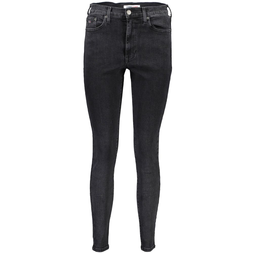 Tommy Hilfiger Black Cotton Jeans & Pant Tommy Hilfiger
