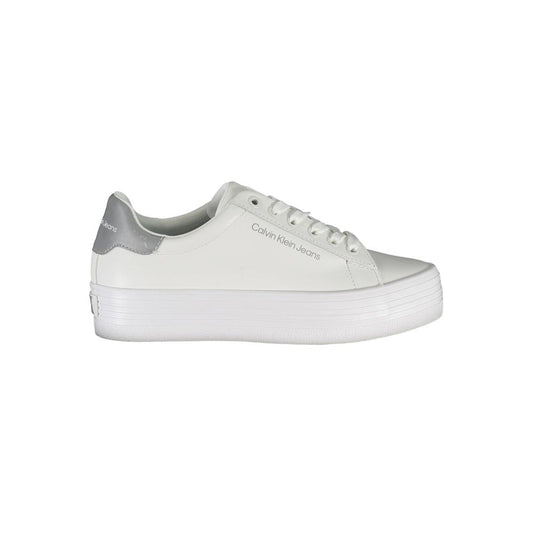 Calvin Klein White Polyester Sneaker Calvin Klein