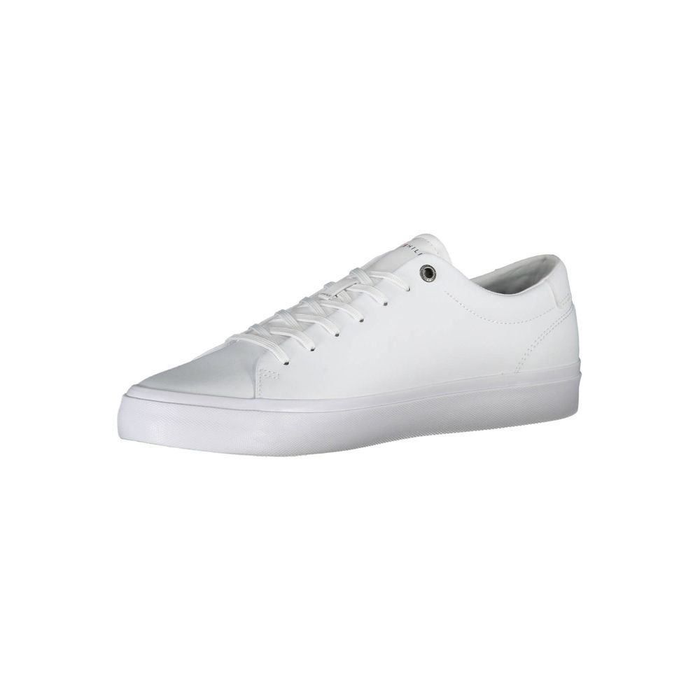 Tommy Hilfiger White Polyester Sneaker Tommy Hilfiger