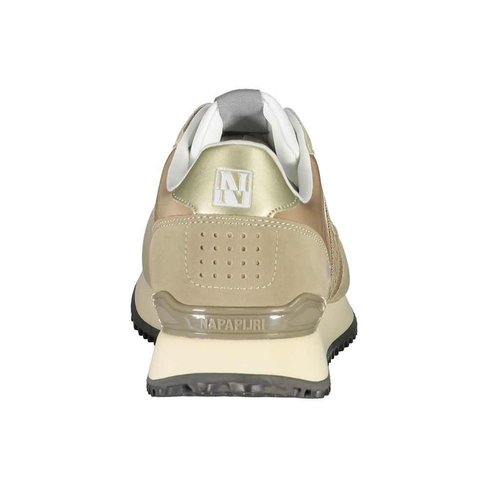 Napapijri Beige Polyester Women Sneaker Napapijri