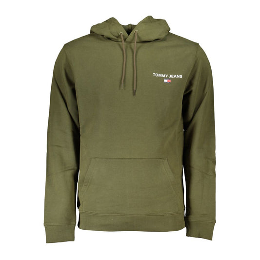 Tommy Hilfiger Green Cotton Sweater Tommy Hilfiger