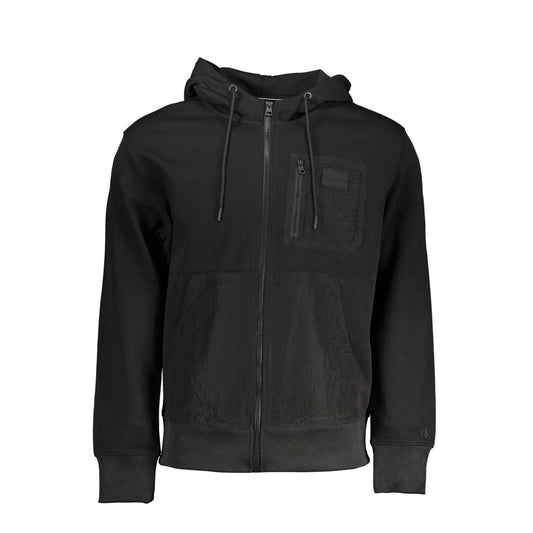Calvin Klein Black Cotton Sweater Calvin Klein