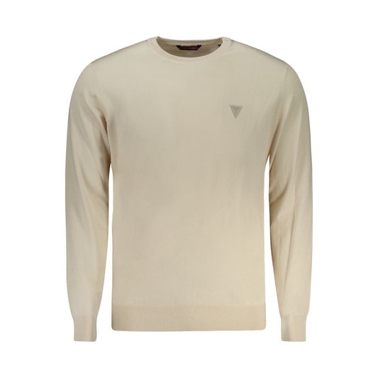 Guess Jeans Beige Viscose Sweater Guess Jeans