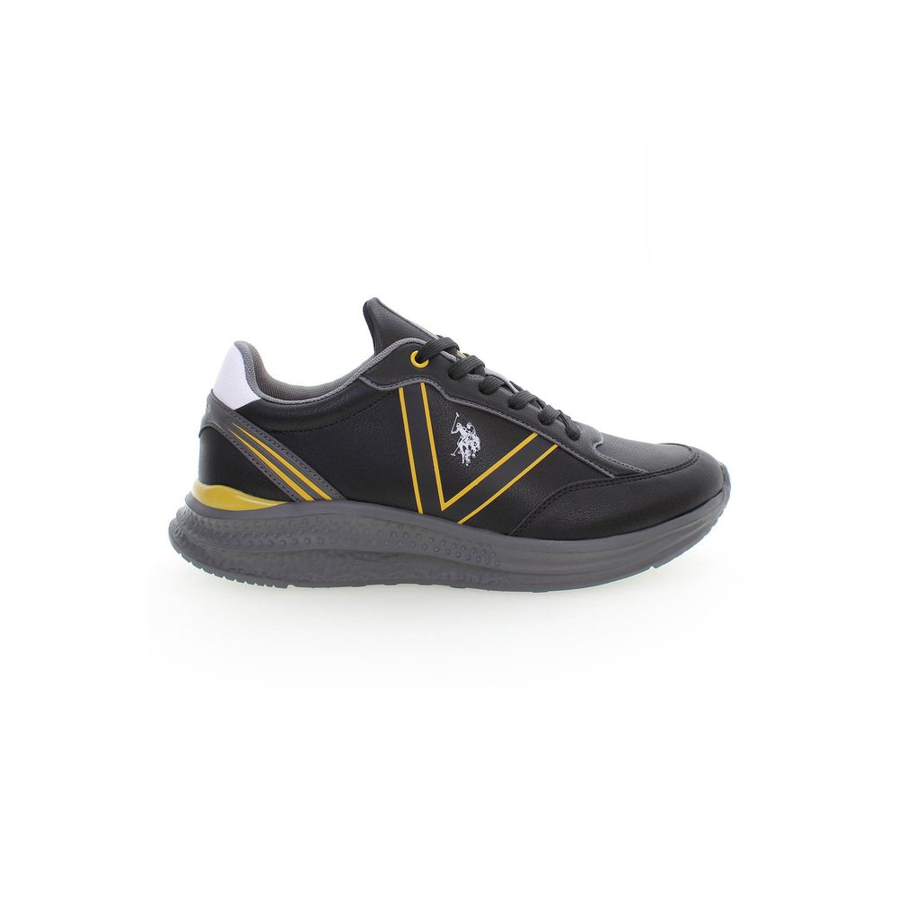 U.S. POLO ASSN. Black Polyester Men's Sneaker U.S. POLO ASSN.