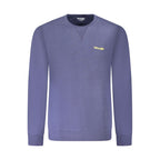 Wrangler men's blue cotton sweatshirt with a crew neck and long sleeves, casual style for everyday wear.