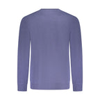 Wrangler men's blue cotton sweatshirt with long sleeves and crew neck, casual style for everyday wear.