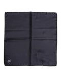 Dolce & Gabbana Blue DG Crown Silk Square Men Foulard Scarf - Eljoys Fashion 