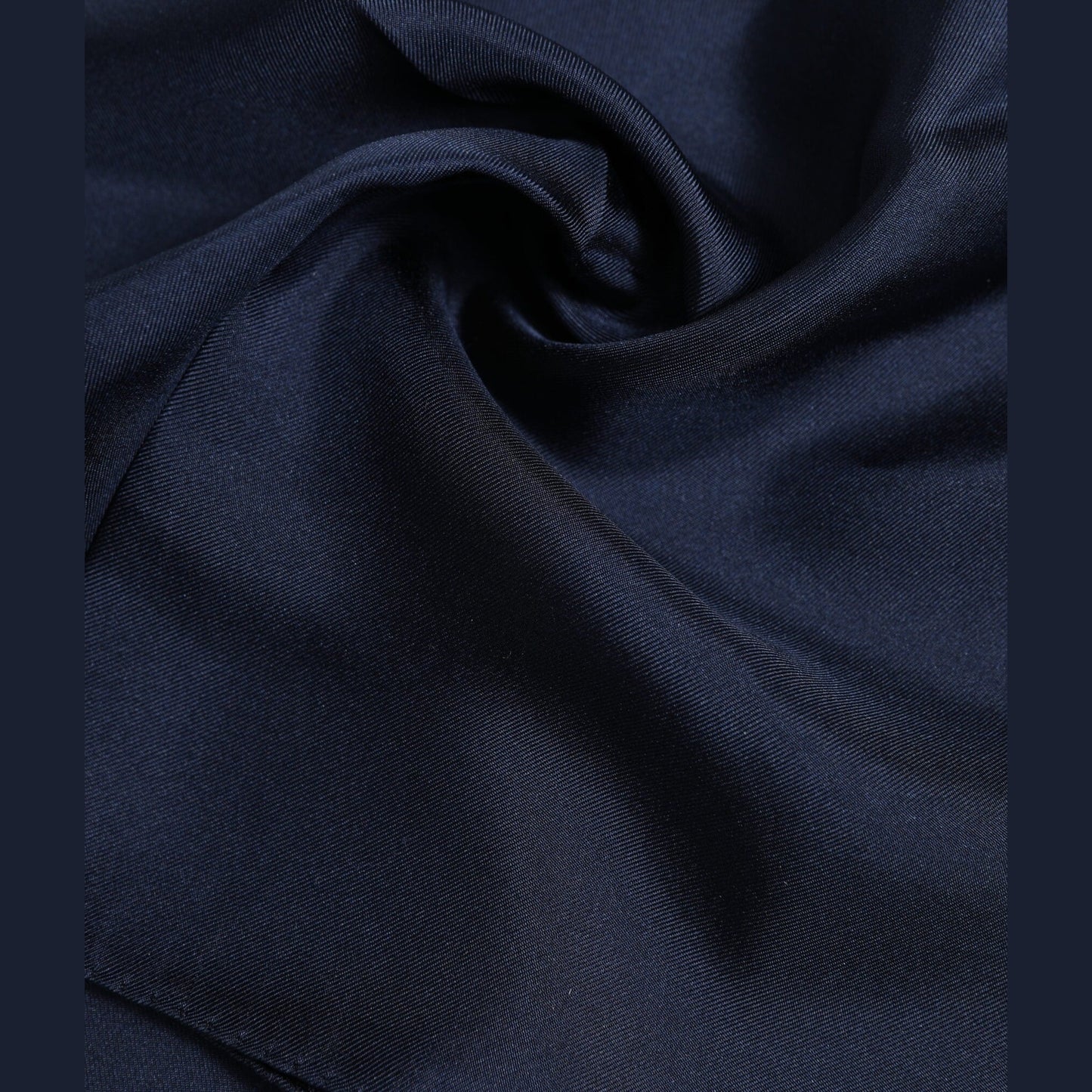 Dolce & Gabbana Dark Blue Silk Square Men Foulard Scarf