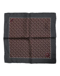 Dolce & Gabbana Maroon Cocktail Silk Square Foulard Scarf - Eljoys Fashion 