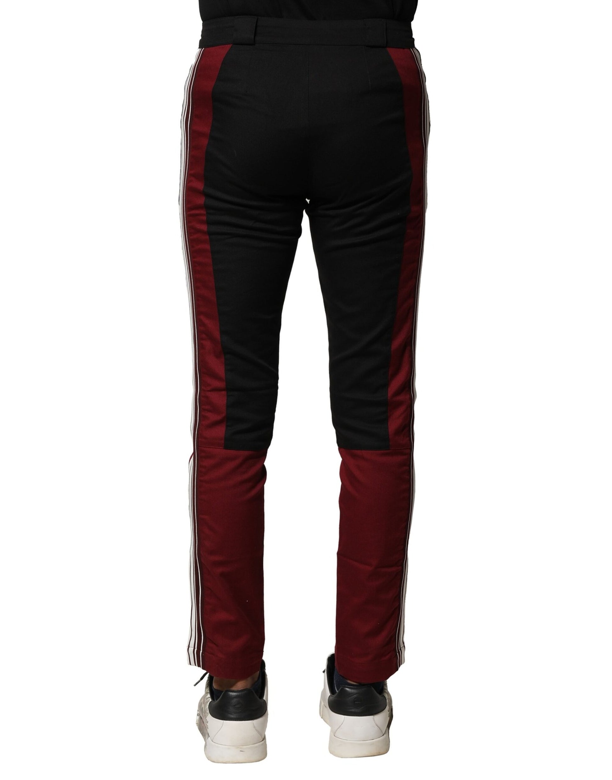Dolce & Gabbana Multicolor Cotton Jogger Men Pants Dolce & Gabbana
