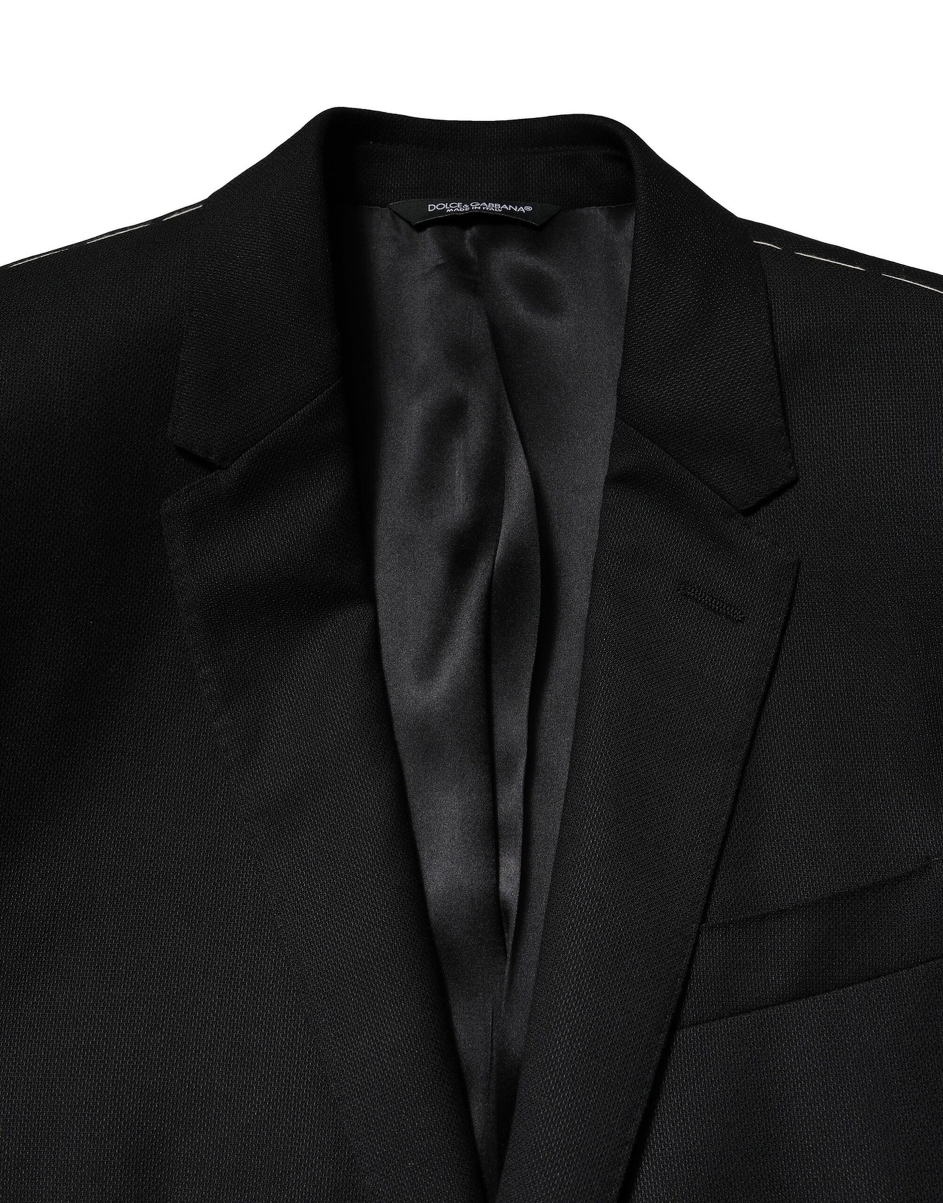 Dolce & Gabbana Blue MARTINI Wool Formal 2 Piece Suit Dolce & Gabbana