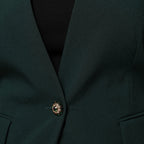 Maison Margiela Green Single Breasted One Button Coat Jacket
