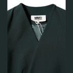 Maison Margiela Green Single Breasted One Button Coat Jacket