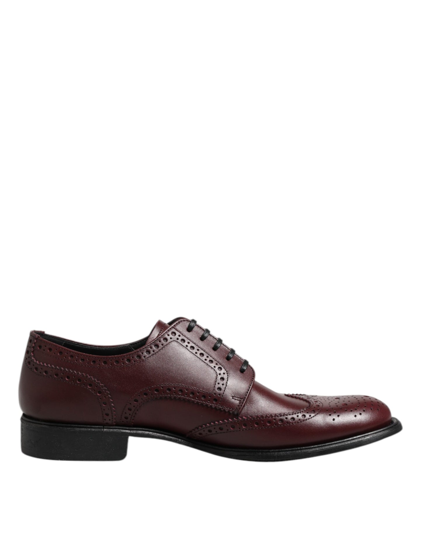 Dolce & Gabbana Brown Leather Lace Up Derby Dress Shoes Dolce & Gabbana
