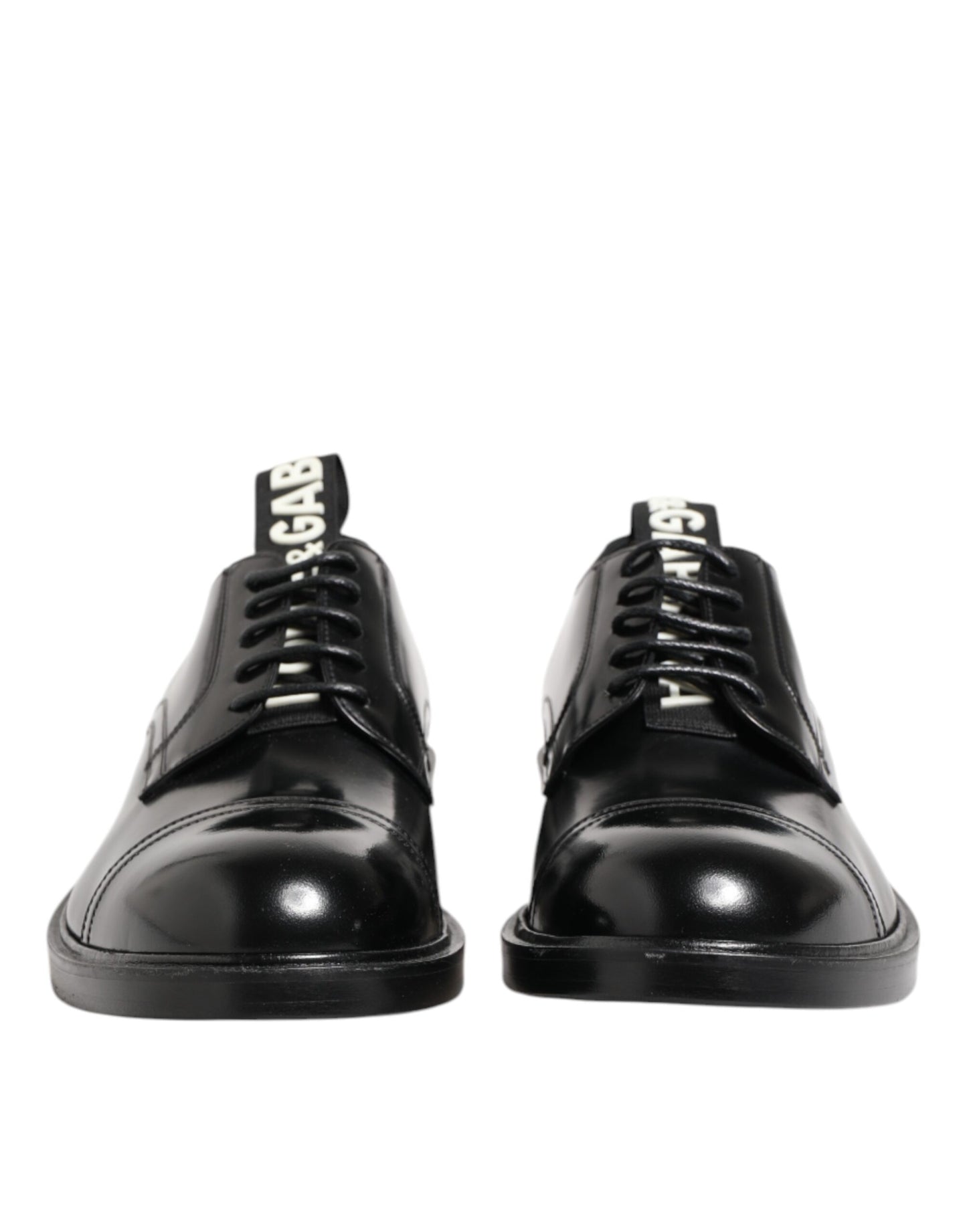 Dolce & Gabbana Black Leather Dress Lace Up Men Formal Shoes Dolce & Gabbana