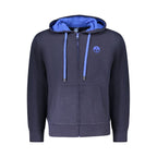 North Sails Blue Cotton Men Sweatshirt North Sails