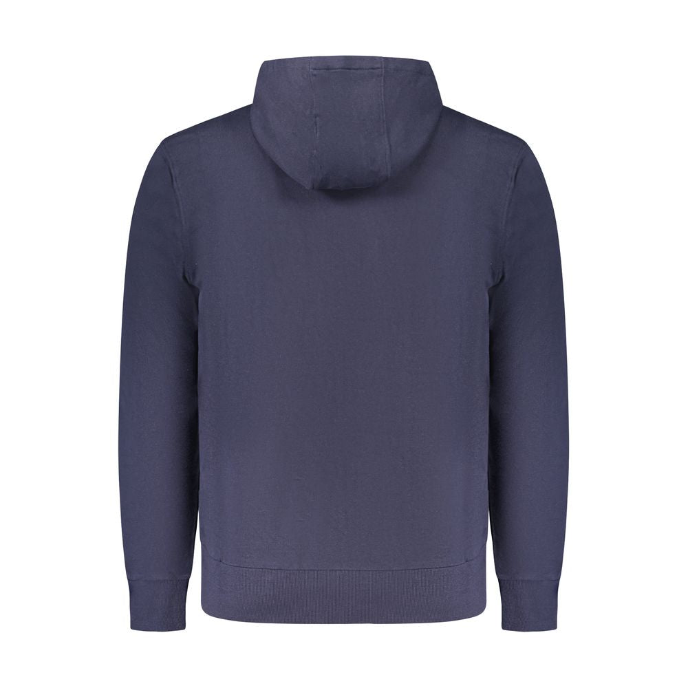 North Sails Blue Cotton Men Sweatshirt North Sails