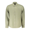 North Sails Verde Linen Men’s Shirt displayed flat, featuring a classic collar, button front, and lightweight linen fabric.