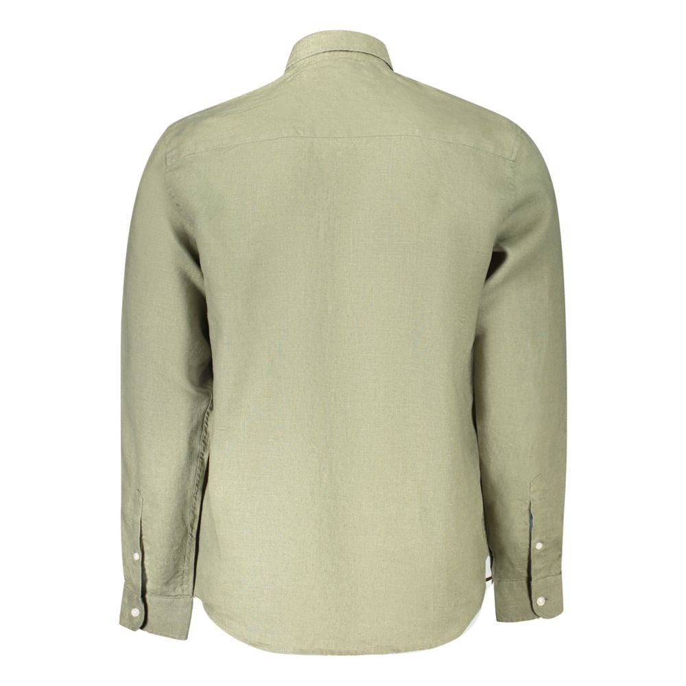 Men's North Sails Verde Linen Shirt with a button-down collar, lightweight and casual for summer wear.