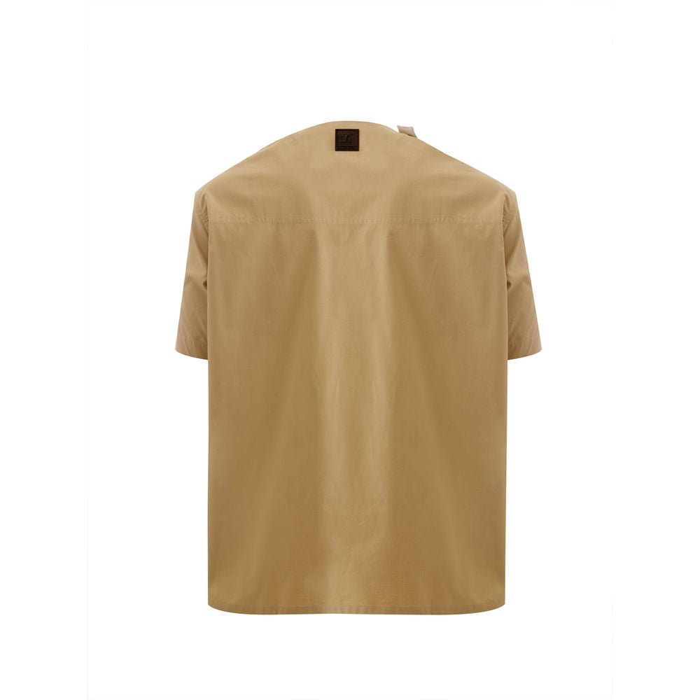Emporio Armani Brown Cotton Sweater Emporio Armani