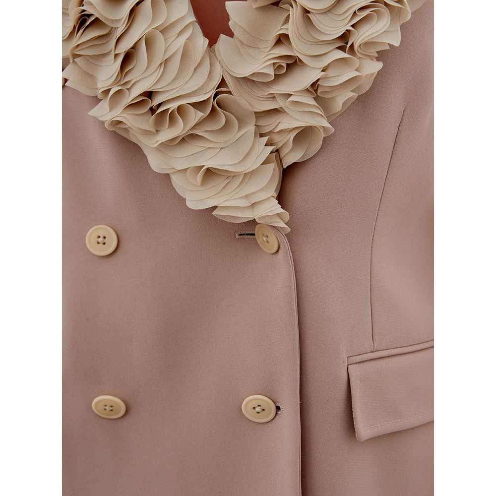 Lardini Gray Polyester Jackets & Coat Lardini