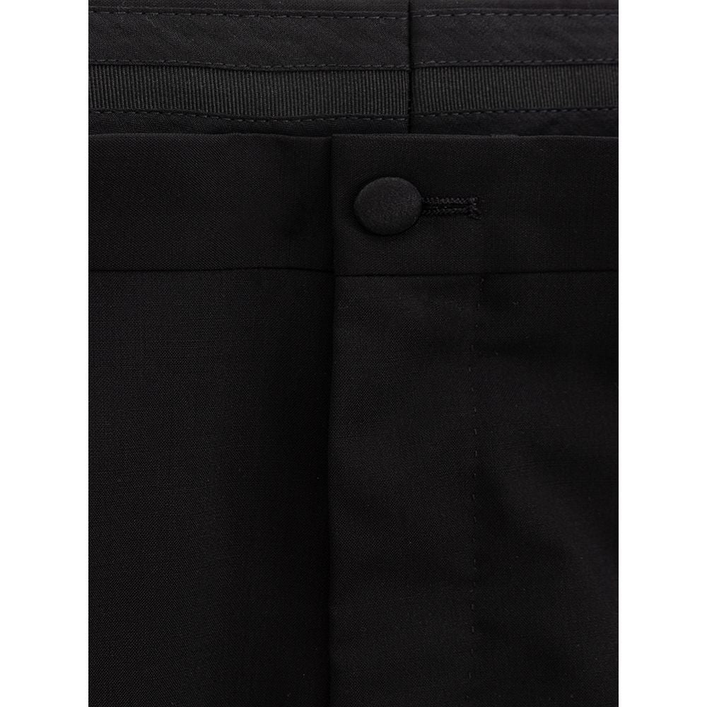 Dolce & Gabbana Black Wool Pant Dolce & Gabbana