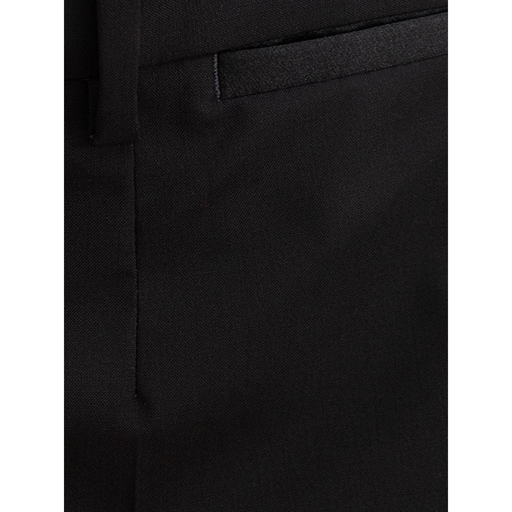 Dolce & Gabbana Black Wool Pant Dolce & Gabbana