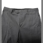 BENCIVENGA Black White Checkered Tapered Dress Pants